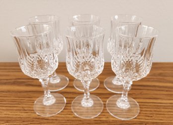 Set Of Crystal Cherry Brandy Barware Glasses