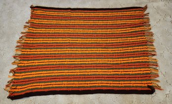 Vintage Handmade Crochet Style Blanket