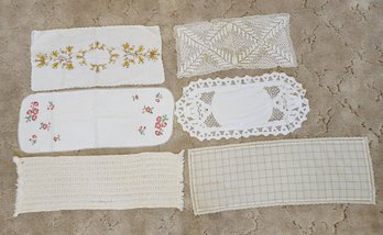 Assortment Of Vintage Table Runners