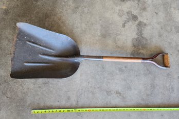Large Shovel With Wooden Handle