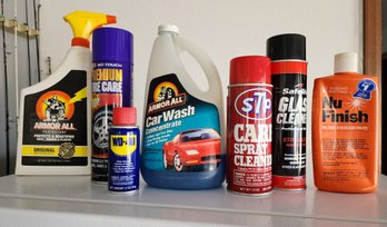 Assortment Of Car Care Essentials