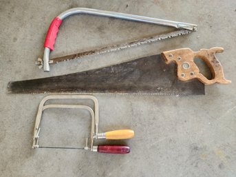 Assortment Of Vintage Hand Saws