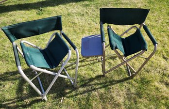 (2) Folding Outdoor Camping Chairs