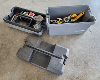 CRAFTSMAN Tool Box With Assortment Of Hand Tools