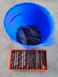 Vintage Assortment Of Drill Bits And Other Hardware