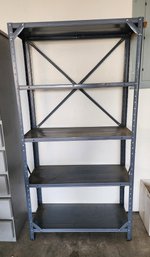 Vintage Metal Storage Shelf System