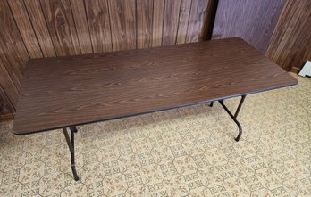 Vintage Large Folding Leg Table #2