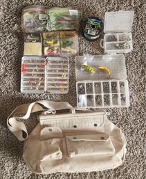 Nice Looking Fishing Bundle With Bag, Lures And More