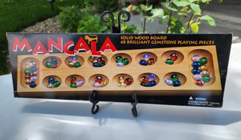 Brand New MANCALA Solid Wood Board Game