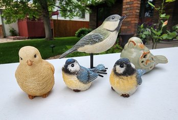 Assortment Of Home Decor Bird Figures
