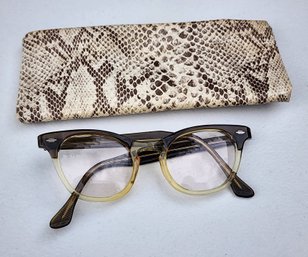 Vintage ART CRAFT Eyeglasses With Soft Case