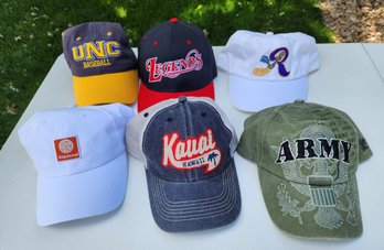 Nice Assortment Of (6) Caps Hats