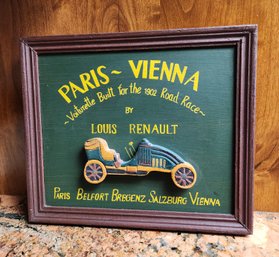 Vintage Made In Thailand LOUIS RENAULT Hanging Home Decor