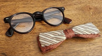 Vintage Dapper Combo - Eyeglasses And Bowtie