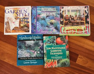 Assortment Of Gardening Reference Books