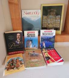 Assortment Of EUROPE Travel Themed Books