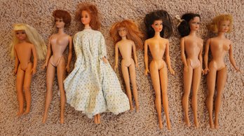 Assortment Of Vintage Barbie Dolls