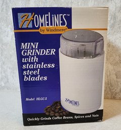 Brand New HOMELINES By Windmere Mini Grinder