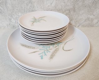 Vintage Set Of SUN VALLEY Melmac Tableware Plates