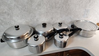 Assortment Of Vintage WEAR EVER Cookware Pans
