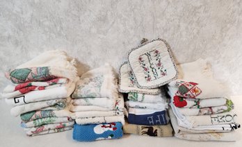 Large Assortment Of Hand Towels