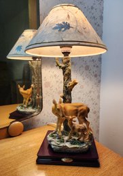 Vintage LA ANINA COLLECTION Deer Theme Table Lamp