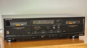 Vintage SONY Model TC-W320 Stereo Cassette Deck Player