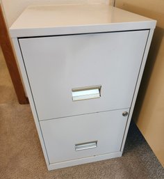2 Drawer Metal File Cabinet