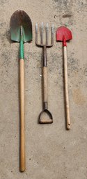 (3) Metal Garden Tools