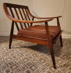 Vintage Mid Century Modern Spanish Walnut Chair