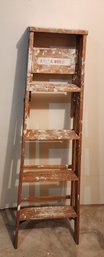 Vintage Wooden 5 Foot WERNER Ladder