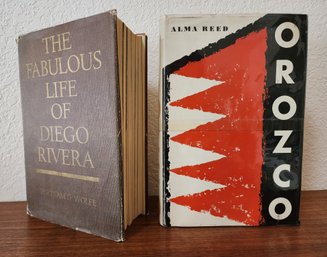 (2) Vintage Fine Art Reference Books - RIVERA And OROZCO