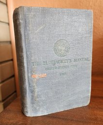 Antique 1917 The Bluebirds Manual Hardback US Navy Reference Book