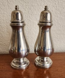 Set Of Vintage ONEIDA Heirloom Pewter Salt And Pepper Shakers