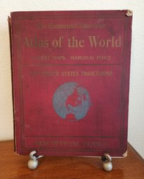 Antique The Commercial Addeliser 1903 World Atlas