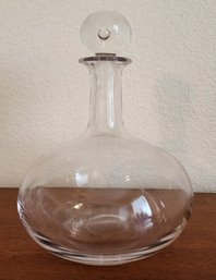 Vintage Blown Glass Decanter Vessel