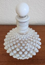 Vintage Fenton Opalescent Hobnail Perfume Bottle Made For Wrisley Co.