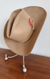 Vintage JOHN B. STETSON Cowboy Hat 4X BEAVER Size 7