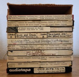 Assortment Of Reel To Reel Vintage Selections #12