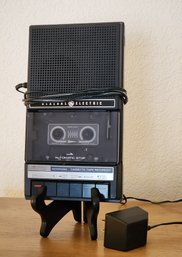 Vintage Slim Handheld GENERAL ELECTRIC Tape Player Recorder