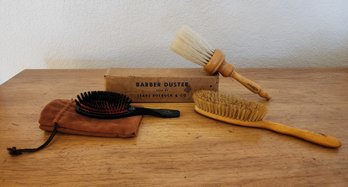 (3) Vintage Grooming Brush Selections