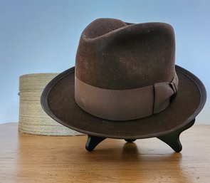 Vintage STETSON Men's Derby Style Hat With Box
