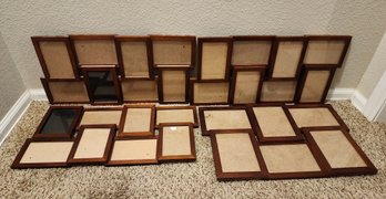 (4) Brown Photo Frame Selections