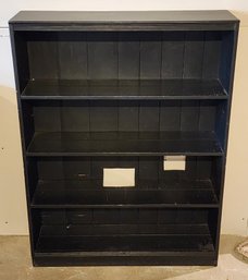 Black Wooden Display Shelf Or Bookcase