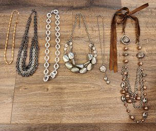 (6) Assorted Costume Jewelry Necklaces  #A21
