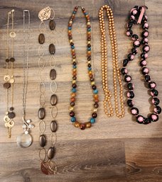 (6) Assorted Costume Jewelry Necklaces #A22