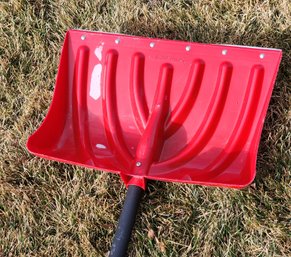 Red And Black Snow Shovel