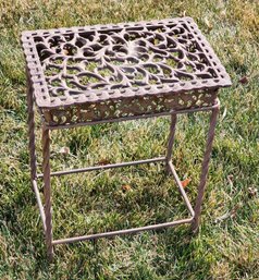 Metal Plant Stand Side Table