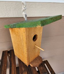 Wooden Bird House Yard Decor