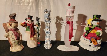 Variety Of Christmas Figure Decor Selections